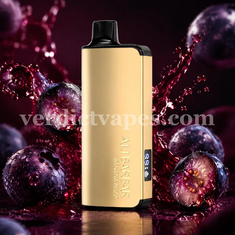 Alibarbar INGOT 9000 Puffs disposable in Blueberry Blast flavour — review photo, Vape Verdict AU