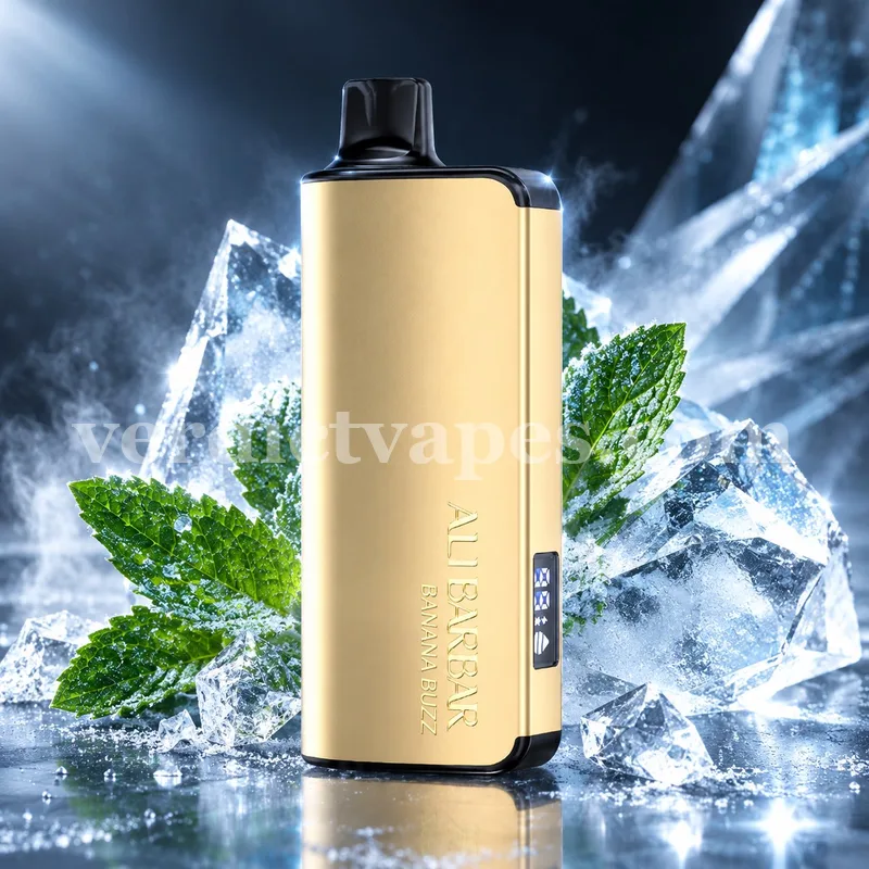 Alibarbar INGOT 9000 Puffs disposable in Cool Mint flavour — review photo, Vape Verdict AU