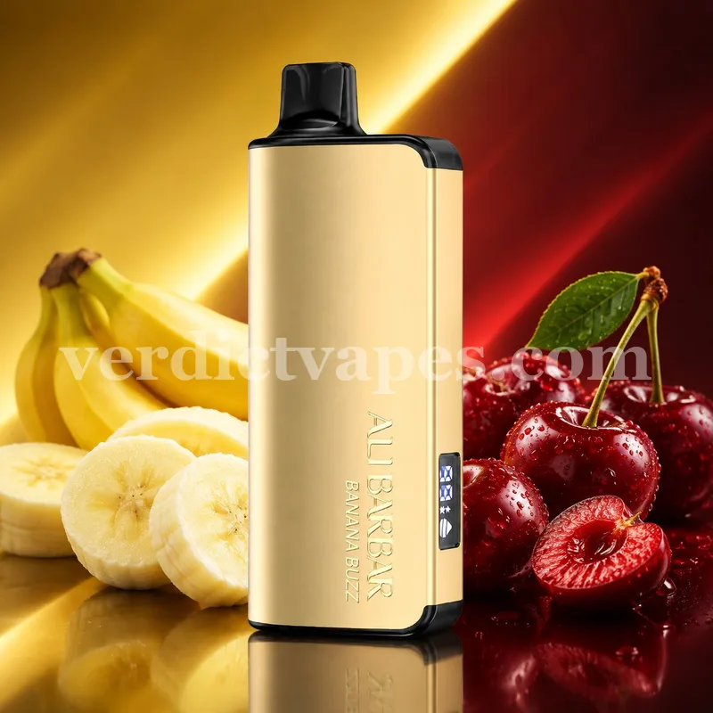 Alibarbar INGOT 9000 Puffs disposable in Yellow Cherry flavour — review photo, Vape Verdict AU