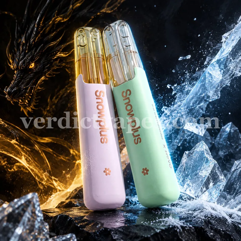 Dash X 4000 Puffs Duckbill disposable in Black Dragon Ice flavour — review photo, Vape Verdict AU