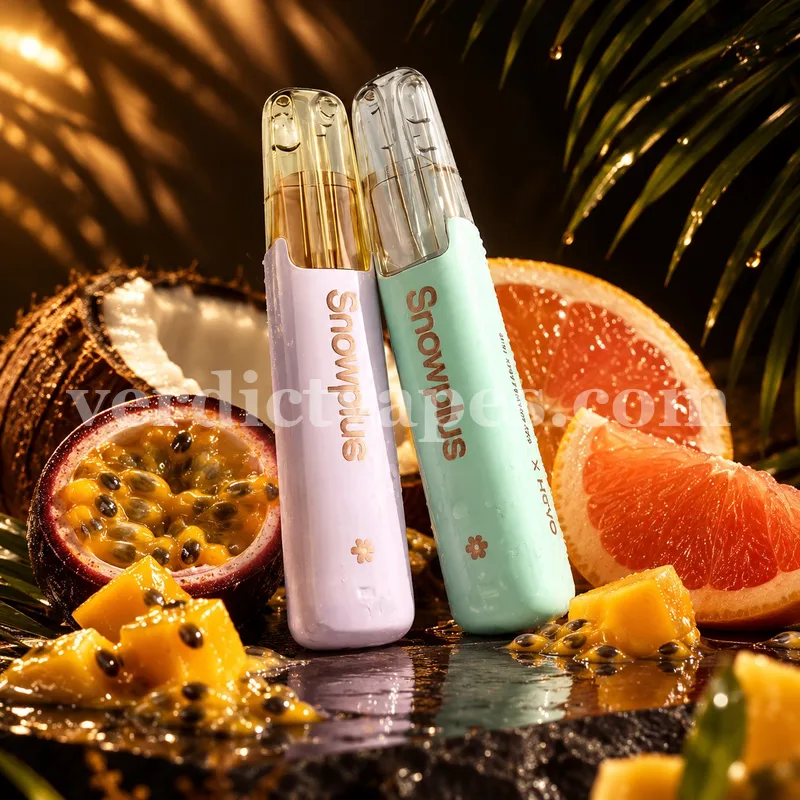 Dash X 4000 Puffs Duckbill disposable in Grapefruit Passionfruit flavour — review photo, Vape Verdict AU