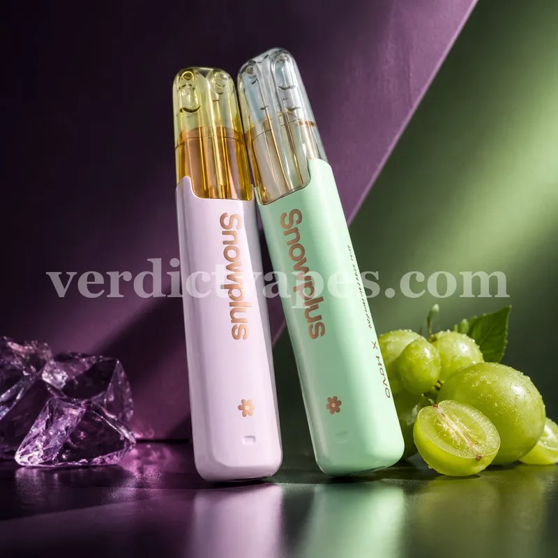 Dash X 4000 Puffs Duckbill disposable in Green Grape flavour — review photo, Vape Verdict AU