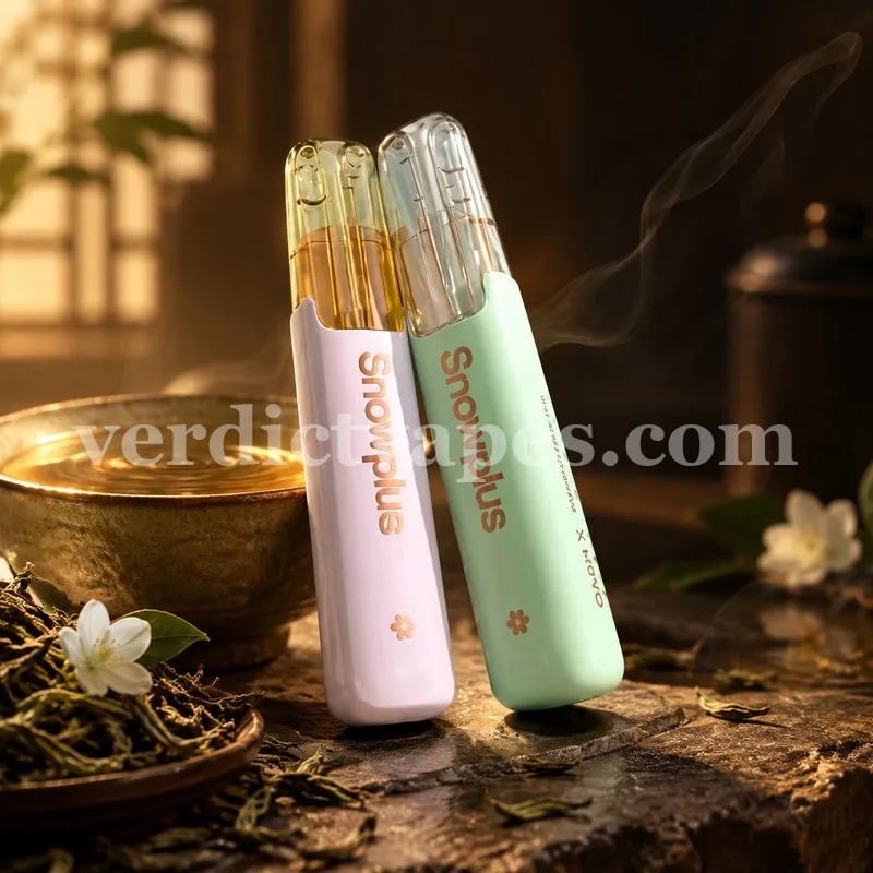 Dash X 4000 Puffs Duckbill disposable in Jasmine Longjing Tea flavour — review photo, Vape Verdict AU