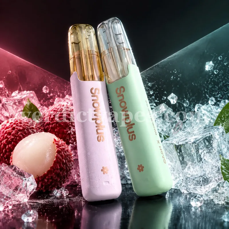 Dash X 4000 Puffs Duckbill disposable in Lychee Ice flavour — review photo, Vape Verdict AU