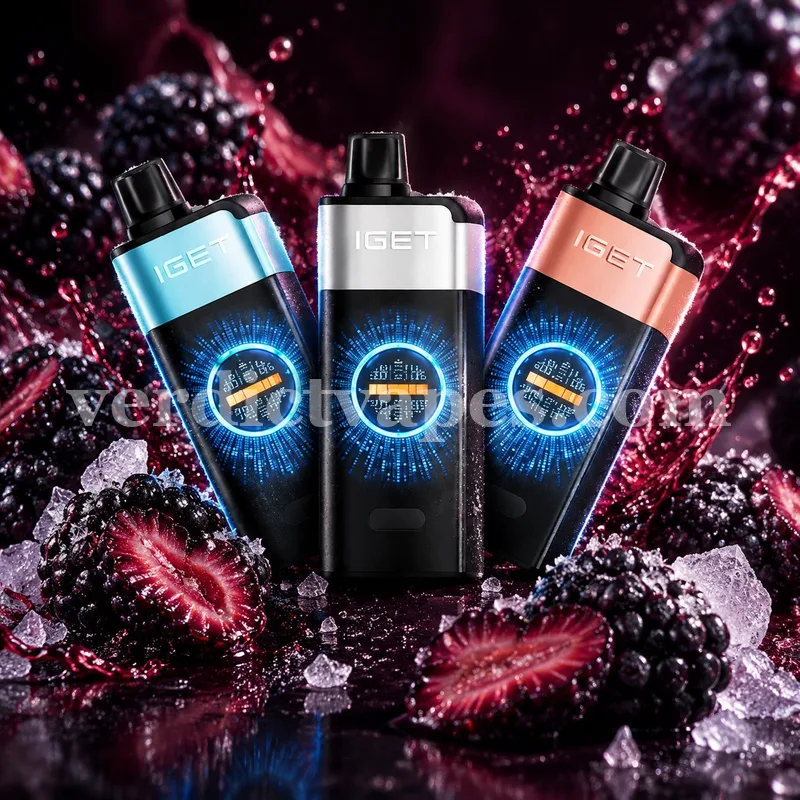 IGET One 12000 Puffs disposable in Blackberry Ice flavour — review photo, Vape Verdict AU