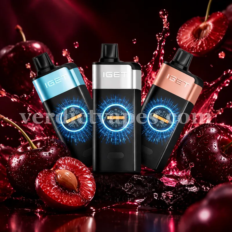 IGET One 12000 Puffs disposable in Chupa Chups Cherry flavour — review photo, Vape Verdict AU