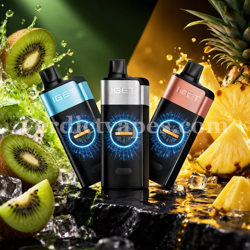 IGET One 12000 Puffs disposable in Kiwi Pineapple flavour — review photo, Vape Verdict AU